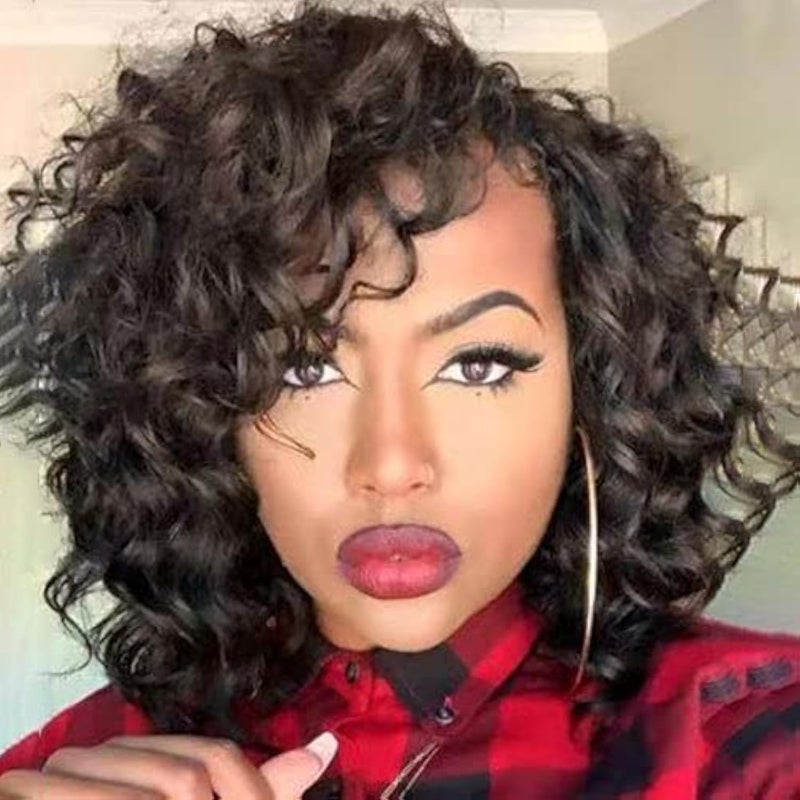 AMELI Ocean Wave Crochet Hair Deep Wave Crochet Curl Hair Water Wave Synthetic Curly Braiding Hair Extensions 8 Packs (9 Inch, 4#) - Image 1